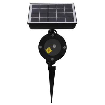 Proiector laser cu jocuri de lumini , incarcare solara , pentru exterior Proiector laser cu jocuri de lumini , incarcare solara , pentru exterior