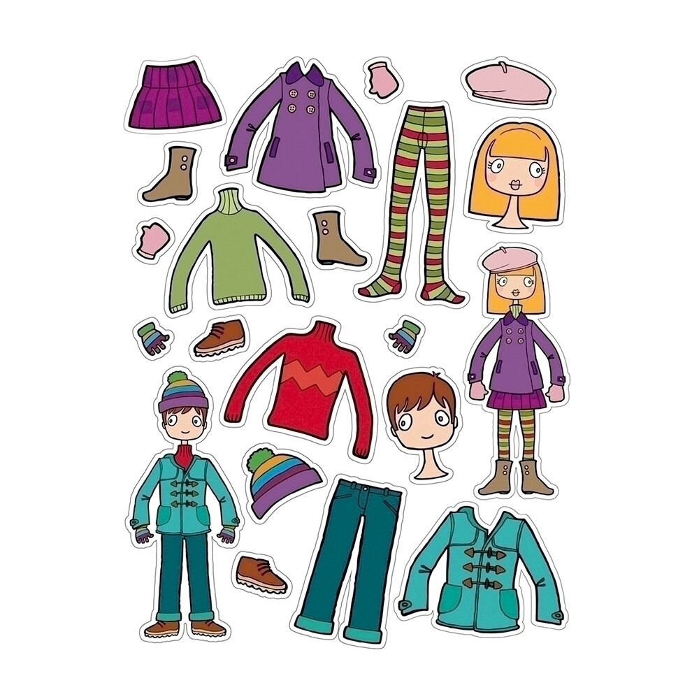 Etichete autoadezive Apli tematice, 3 coli/set, 66 etichete/set, 