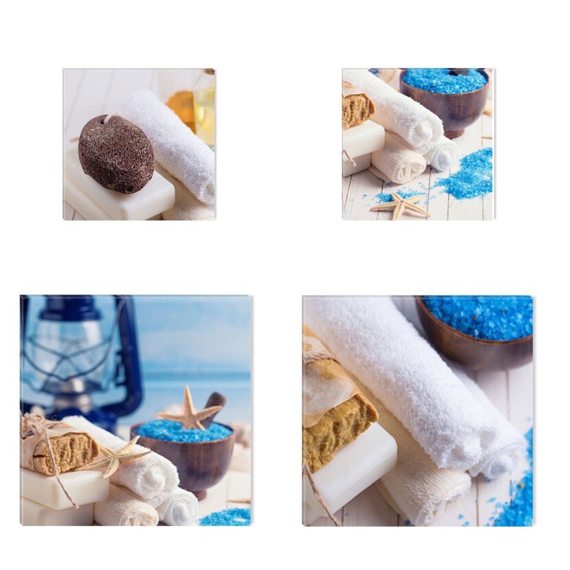 Colaj Spa - 2 piese 20x20 cm, 2 piese 30x30 cm