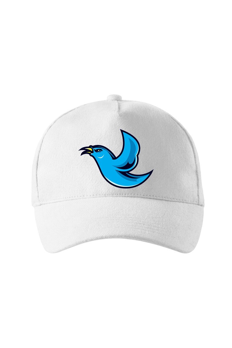 Sapca personalizata, Blue Bird, Adler, Alb, Catarama metalica reglabila