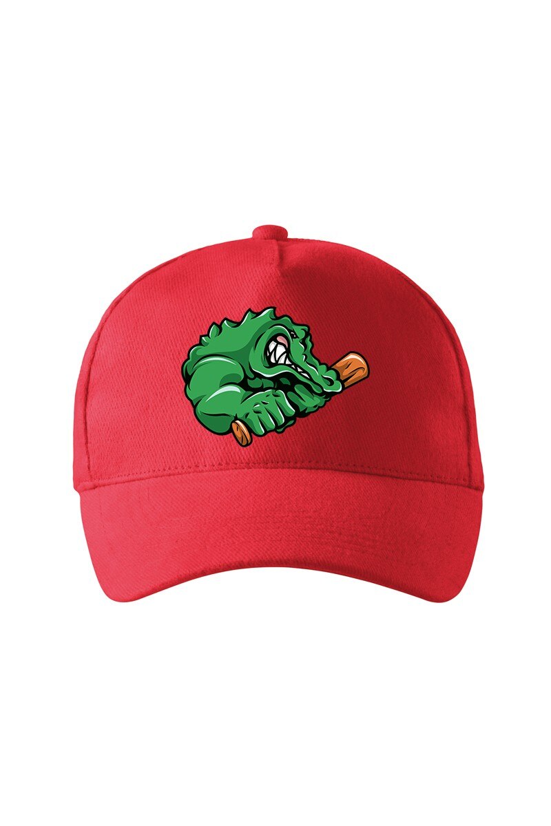 Sapca personalizata, Baseball Croc, Adler, Rosu, Catarama metalica reglabila