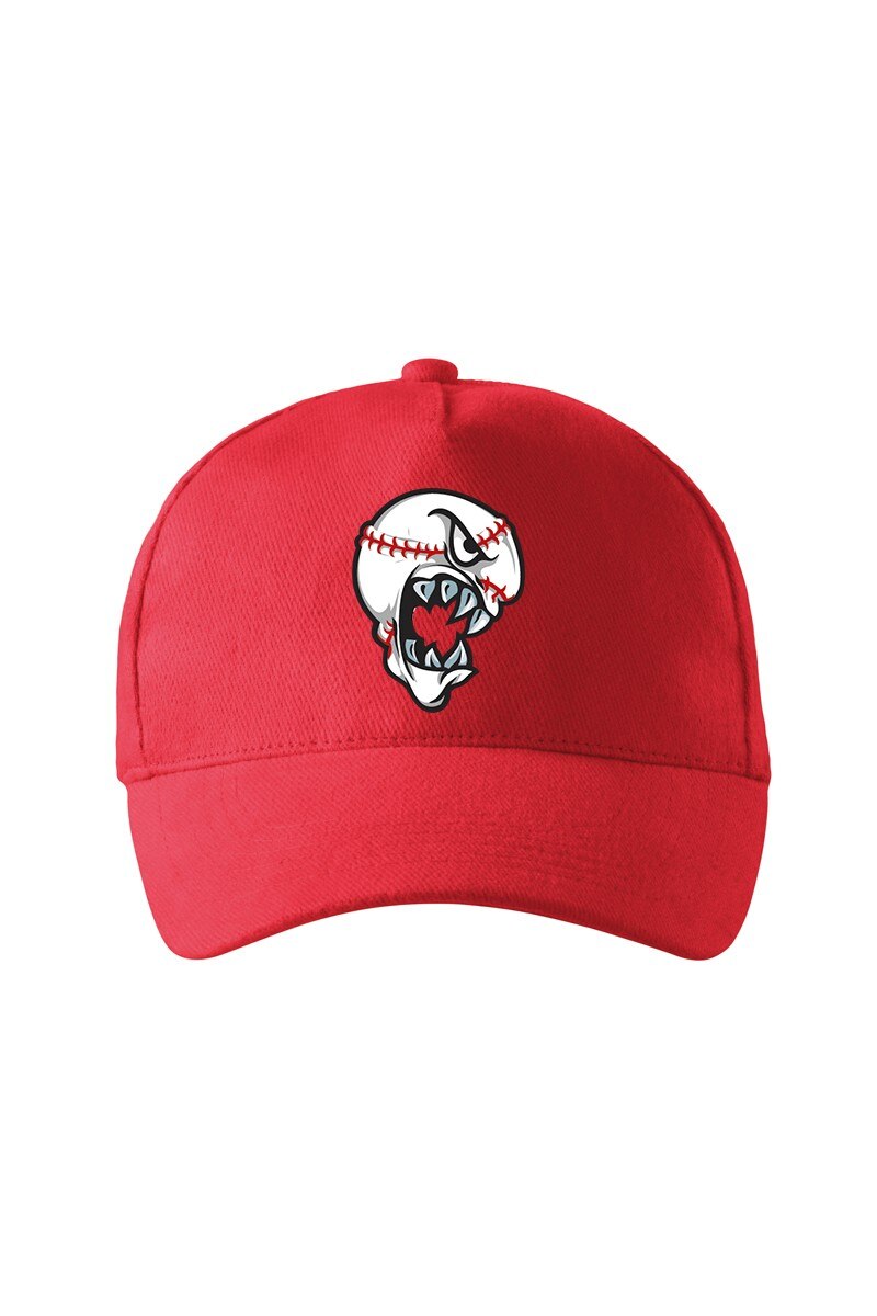 Sapca personalizata, Mad Baseball, Adler, Rosu, Catarama metalica reglabila