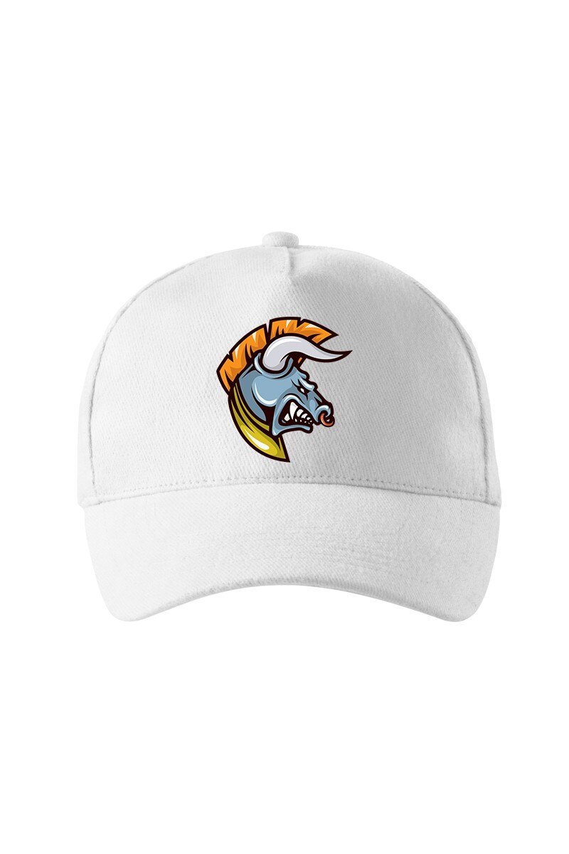Sapca personalizata, Bad Toro, Adler, Alb, Catarama metalica reglabila