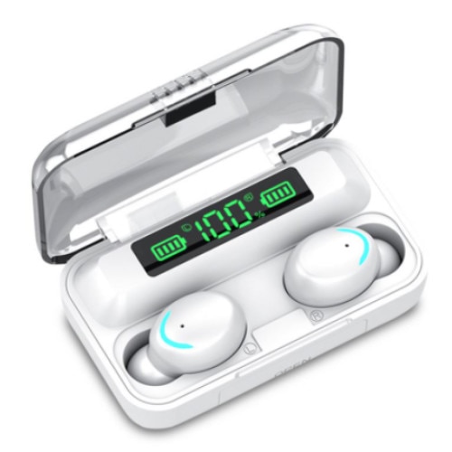 Casti Bluetooth TWS Wireless BTH-F9-5, In ear, Universal Culoare Alb