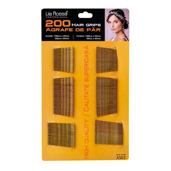 Agrafe Lila Rossa, 200 bucati, blonde, 4.5 cm/6.5 cm, A503, 6.5 cm, Golden Agrafe Lila Rossa, 200 bucati, blonde, 4.5 cm/6.5 cm, A503, 6.5 cm, Golden