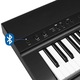 Medeli SP201+BK színpadi digitális zongora 88 hammer billentyű, Bluetooth, polifónia 192, USB, fekete