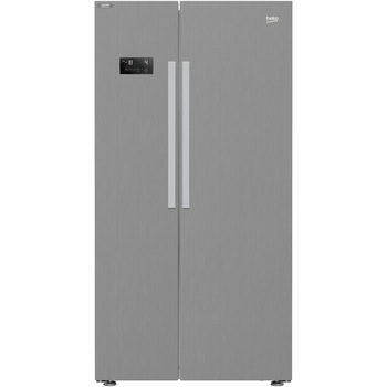 Side by side Beko GNE64021XB, 558 l, Clasa F, H 179, NeoFrost, Compresor ProSmart Inverter, Iluminare LED, H 179 cm, Argintiu Side by side Beko GNE64021XB, 558 l, Clasa F, H 179, NeoFrost, Compresor ProSmart Inverter, Iluminare LED, H 179 cm, Argintiu