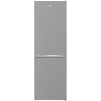 Combina frigorifica Beko RCSA366K40XBN, 343 l, Usi reversibile, Termostat reglabil, Iluminare LED, Clasa E, H 185.3 cm, Argintiu Combina frigorifica Beko RCSA366K40XBN, 343 l, Usi reversibile, Termostat reglabil, Iluminare LED, Clasa E, H 185.3 cm, Argintiu