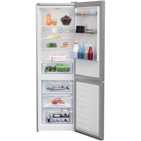 Хладилник с фризер Beko RCSA366K40XBN, 343 л, Клас E, H 185.3 см, Сребрист