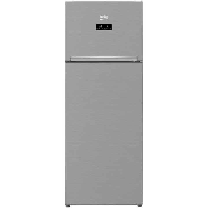 Хладилник с 2 врати Beko RDNE505E30ZXBN, 450 литра, NeoFrost™ Dual Cooling, Everfresh+®, Touch Control, Клас F, H 185 см, Сребрист