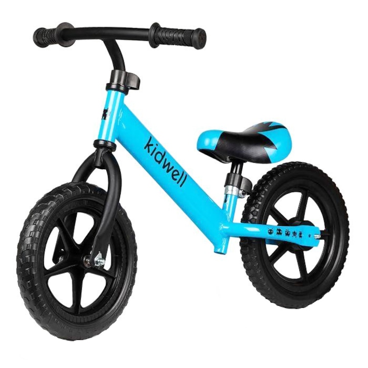 Bicicleta fara pedale, KIDWELL, pentru copii, albastru
