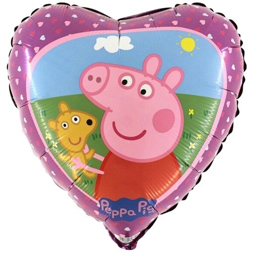 Balon folie Peppa Pig, multicolor, 45 cm