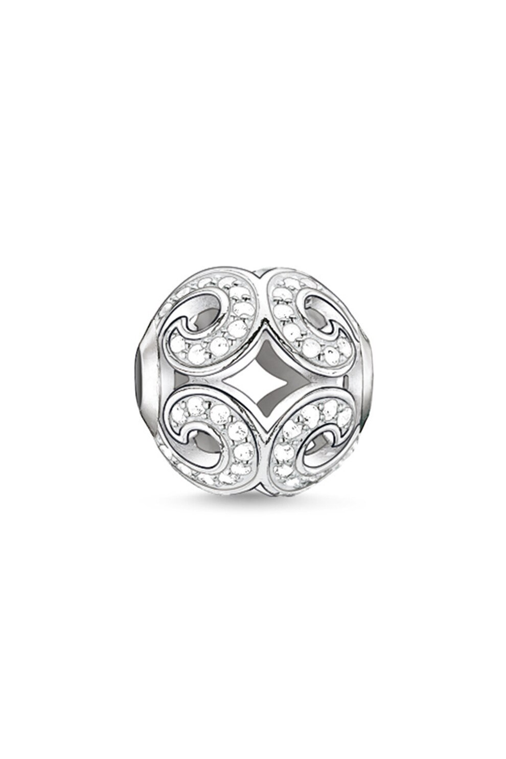 Thomas Sabo, Talisman de argint cu zirconia cubica, Argintiu