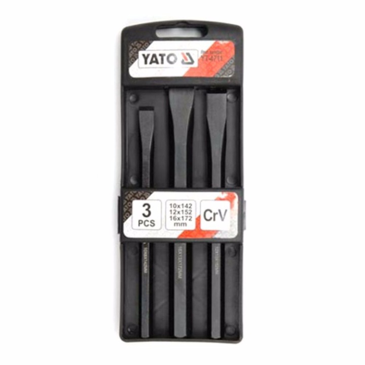 Комплект ударни секачи Yato, 3 части