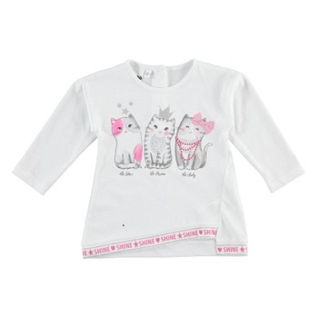 Bluza fete Ido cu pisici Shine Bluza fete Ido cu pisici Shine