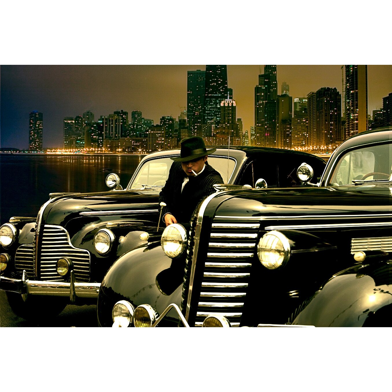 Fototapet Gangster in Chicago - 180x120 cm