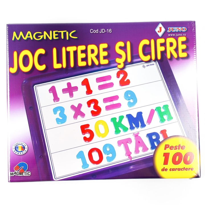 Joc educativ- Litere si cifre magnetice