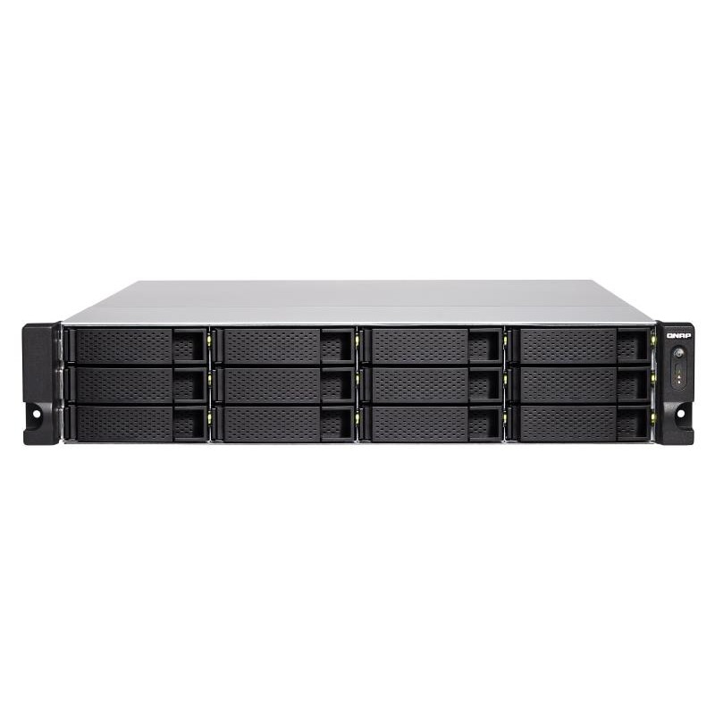 Stocare atasata la retea NAS QNAP 12-Bay, Intel Xeon 4C, 3,3GHz, 8GB RAM, 4x1GbE, 2x10Gb SFP+, 2x300W