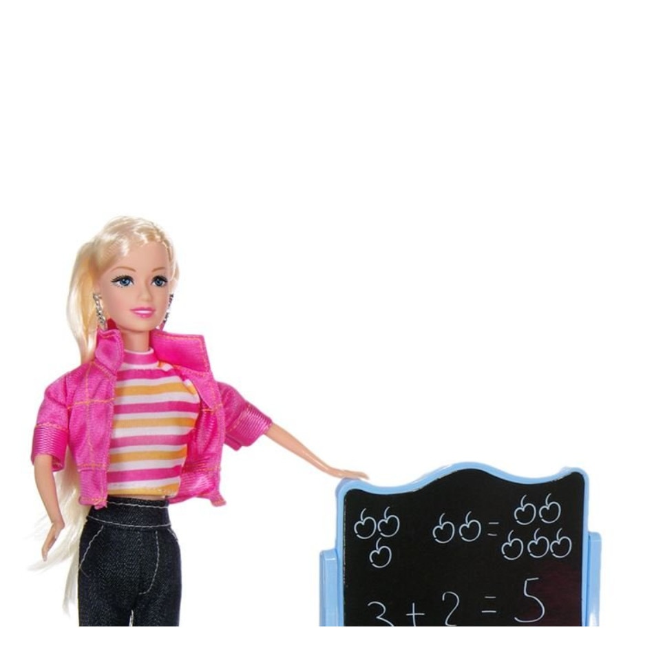 St papusa cu tabla de scris si copii, Lioness, 26 x x 34 cm