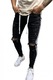 Blugi slim fit cod B5481, Negru, 31 US