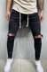 Blugi slim fit cod B5481, Negru, 31 US