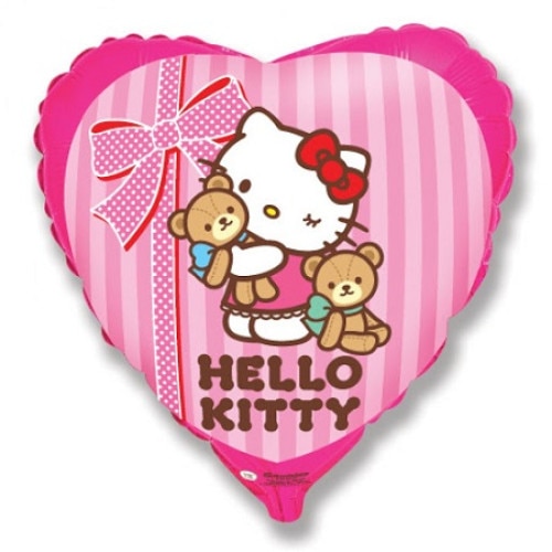 Balon folie Hello Kitty Best Friends, multicolor, 45 cm