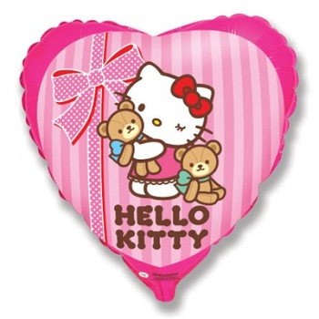 Balon folie Hello Kitty Best Friends, multicolor, 45 cm Balon folie Hello Kitty Best Friends, multicolor, 45 cm