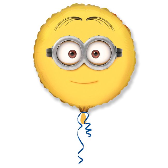 Balon folie RD Minions Dave Face, multicolor, 45 cm