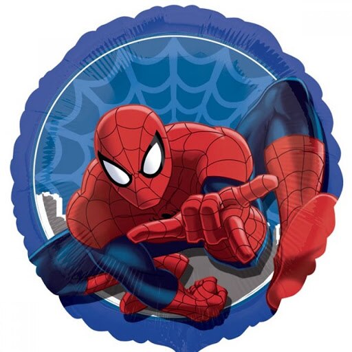 Balon folie Spiderman, multicolor, 45 cm