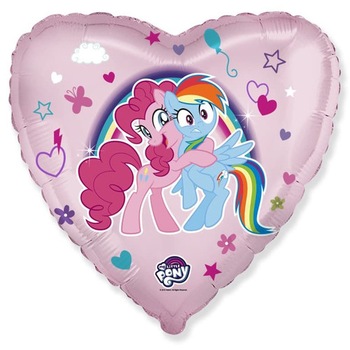 Balon folie My Little Pony Inima, multicolor, 45 cm Balon folie My Little Pony Inima, multicolor, 45 cm