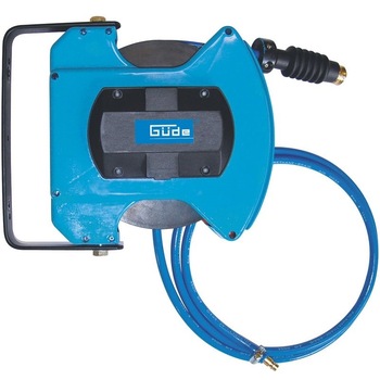 Furtun aer comprimat cu tambur Guede GUDE2877, 8 m Furtun aer comprimat cu tambur Guede GUDE2877, 8 m