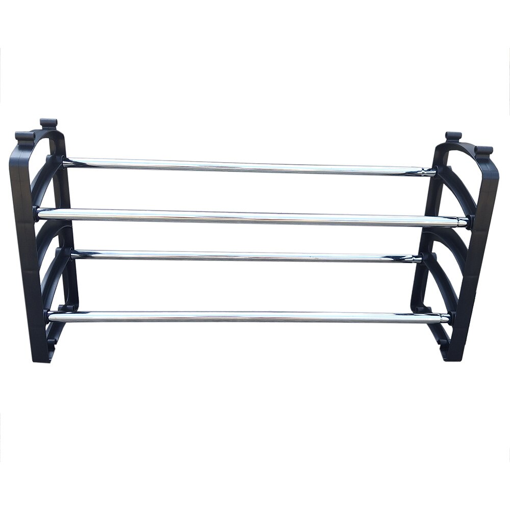 Suport pantofi cromat negru reglabil HM ST1