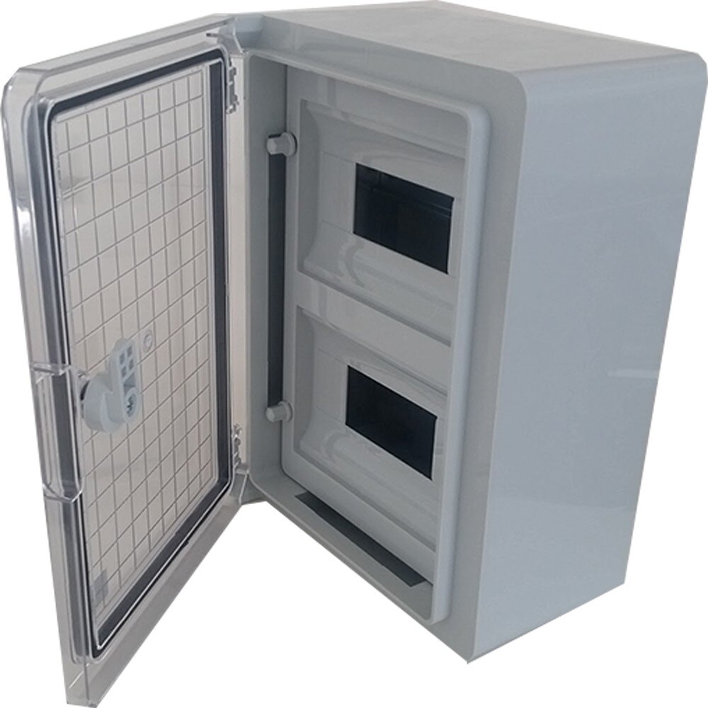 Panou Abs, 30X40X17, Usa Transparenta, 24 Module, IP65