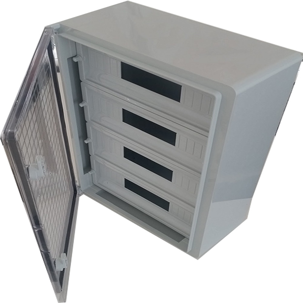 Panou ABS, 40X60X20, usa transparenta, 60 module, IP65