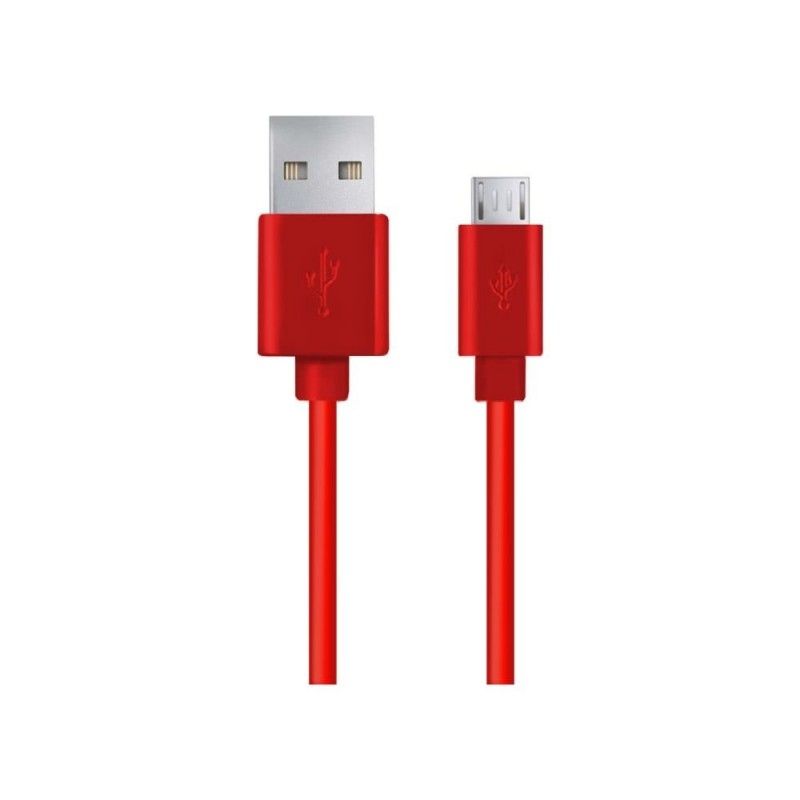 Cablu Micro-USB, Paramount, Rosu, 3M