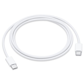 Cablu Tip-C la Tip-C, Paramount, Alb, 1M Cablu Tip-C la Tip-C, Paramount, Alb, 1M