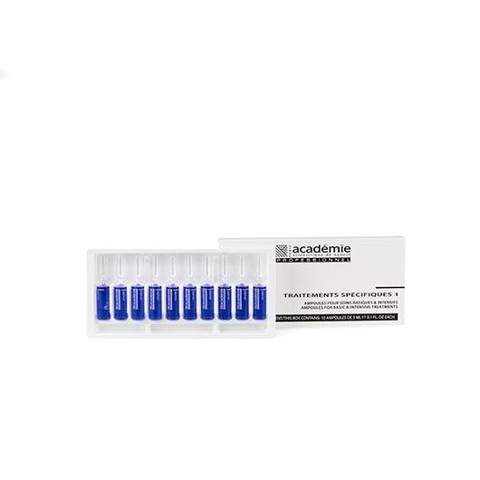 Fiole tratament Academie Visage Azulene toate tipurile de ten 10 x 3 ml