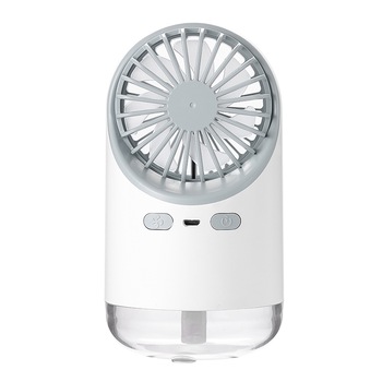 Umidificator aer 3 in 1, ZENNIC, cu Ventilator si lumina de birou LED, rezervor 200 ml - ALB Umidificator aer 3 in 1, ZENNIC, cu Ventilator si lumina de birou LED, rezervor 200 ml - ALB