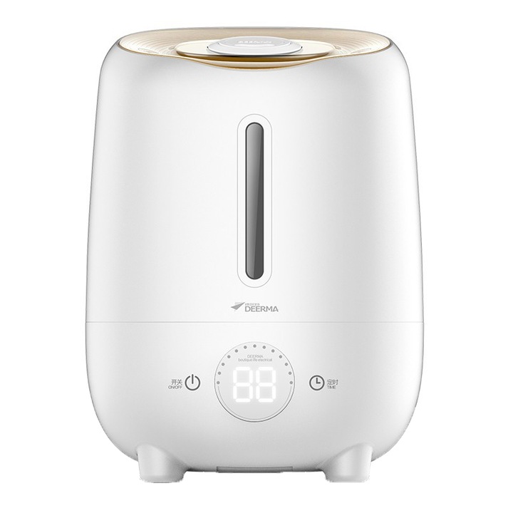 Dispozitiv MOOD ( BE AUTHENTIC ) 4 in 1 pentru Aromaterapie, Lampa 7 Culori LED, reglabile, 450 ml, Alb