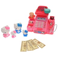 set casa de marcat de jucarie hello kitty cu accesorii produse bani roz - 5542 imagen 14_0_
0