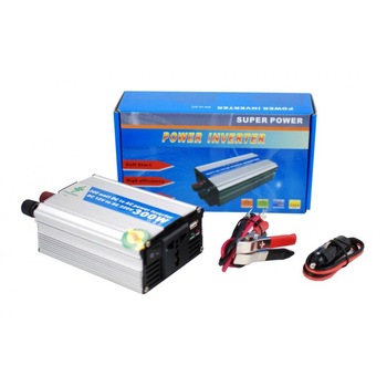 Invertor auto 300W Chaomin 12V, 220V cu iesire USB - CH300W12V Invertor auto 300W Chaomin 12V, 220V cu iesire USB - CH300W12V