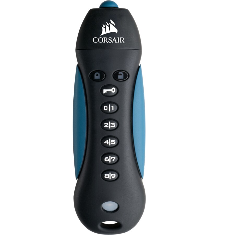 Memorie USB Corsair Flash Padlock3, 128GB, criptare hardware AES-256bit, shock resistant, USB 3.0