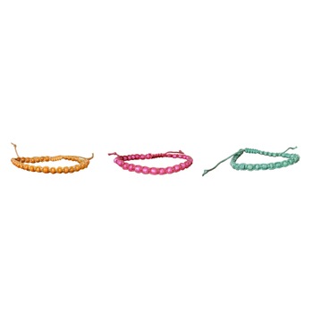 Set 3 bratari dama, multicolor, dimensiune ajustabila Set 3 bratari dama, multicolor, dimensiune ajustabila