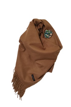 Esarfa casmir lunga cu franjuri,capuccino,toamna-iarna Esarfa casmir lunga cu franjuri,capuccino,toamna-iarna