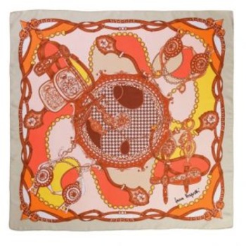 Esarfa matase twill Laura Biagiotti Polo Fashion Ginger, multicolora, 88x88 cm Esarfa matase twill Laura Biagiotti Polo Fashion Ginger, multicolora, 88x88 cm