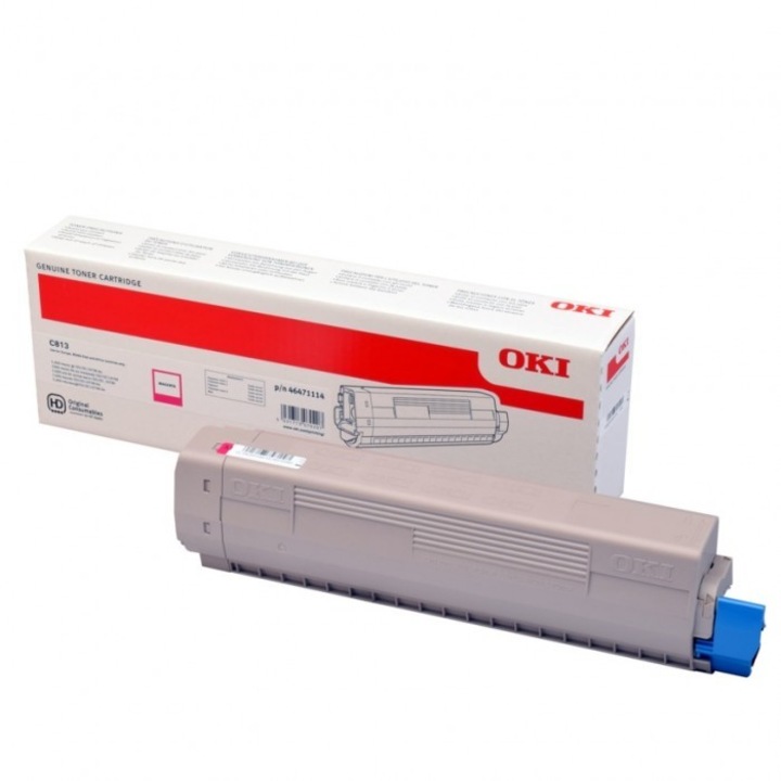 Тонер OKI, 47095702, Пурпурен, 5000 страници, За модели OKI C824/834/844