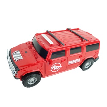 Masinuta cu baterii, transformare in robot, cu sunete, luminite si miscare, 22 cm , rosu Masinuta cu baterii, transformare in robot, cu sunete, luminite si miscare, 22 cm , rosu