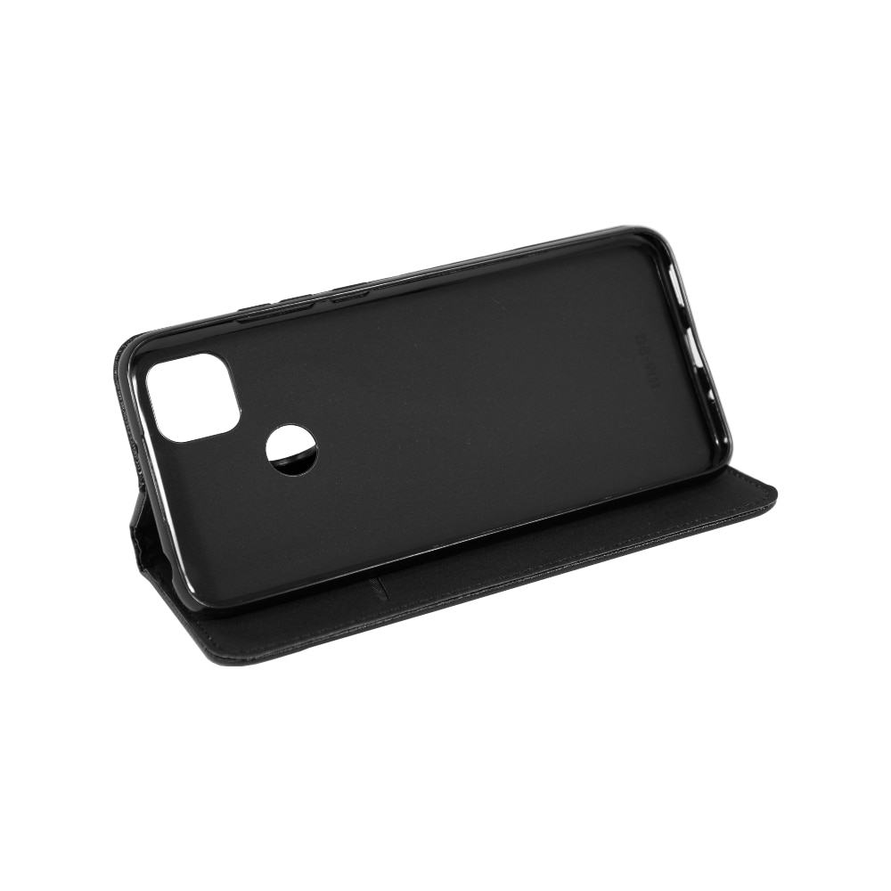 Husa Carte Smart cu Inchidere Magnetica pentru Xiaomi Redmi 9C, Negru
