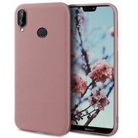 husa pentru telefon moozy pentru huawei p20 lite roz pudra silicon imagen 49_0_
0