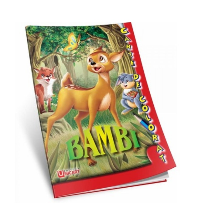 Bambi Carte de colorat Unicat
